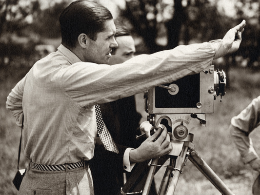 Henri Chomette au travail - non crédité - Collections La Cinémathèque française