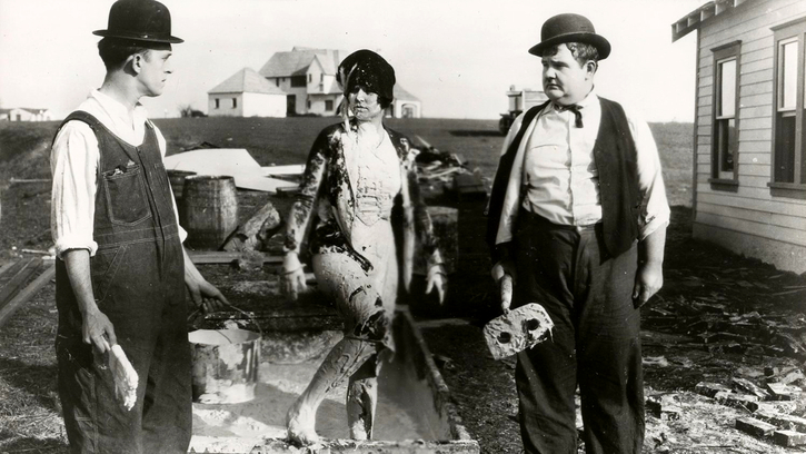 Laurel et Hardy constructeurs