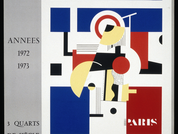 Affiche de Fernand Léger pour l'exposition 3 quarts de siècle de cinéma mondial au palais de Chaillot en juin 1972. Sérigraphie, 84 x 64 cm (Fernand Léger © ADAGP Paris, 2022)