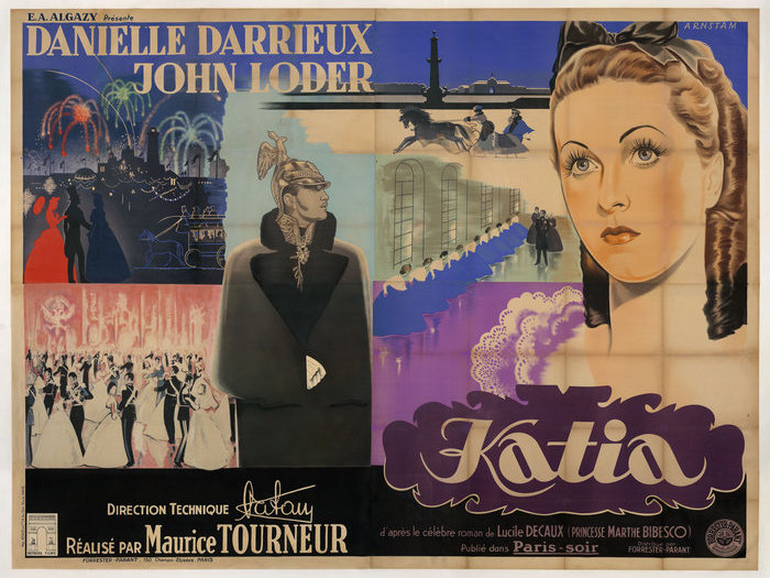 Affiche de Katia de Maurice Tourneur après restauration