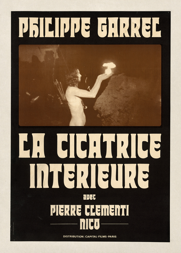 Affiche de La Cicatrice intérieure (Philippe Garrel, 1970), D.R. Affiche de La Cicatrice intérieure (Philippe Garrel, 1970), D.R.