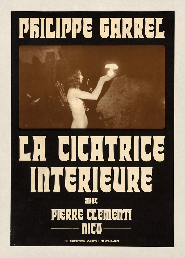 Affiche de La Cicatrice intérieure (Philippe Garrel, 1970), D.R.