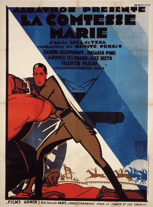 Affiche de René Péron pour La Comtesse Marie (163 x 123 cm) © ADAGP