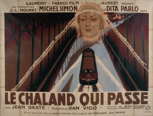 Affiche de René Péron pour L'Atalante (246 x 324 cm) © ADAGP