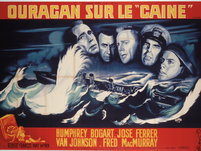 Affiche de René Péron pour Ouragan sur le Caine (164 x 239 cm) © ADAGP