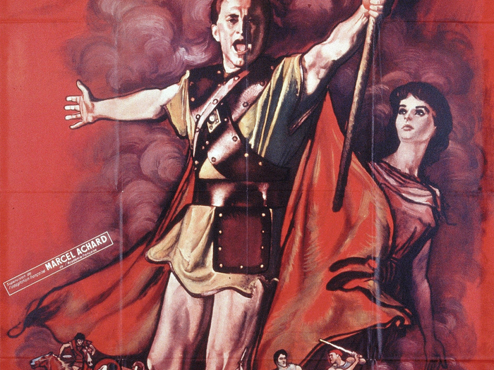 Affiche de René Péron pour Spartacus (160 x 120 cm) © ADAGP