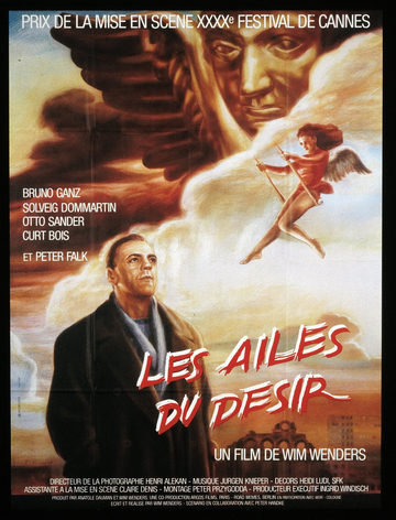 Affiche des Ailes du désir (Wim Wenders, 1986) © Guy Peellaert, 1988