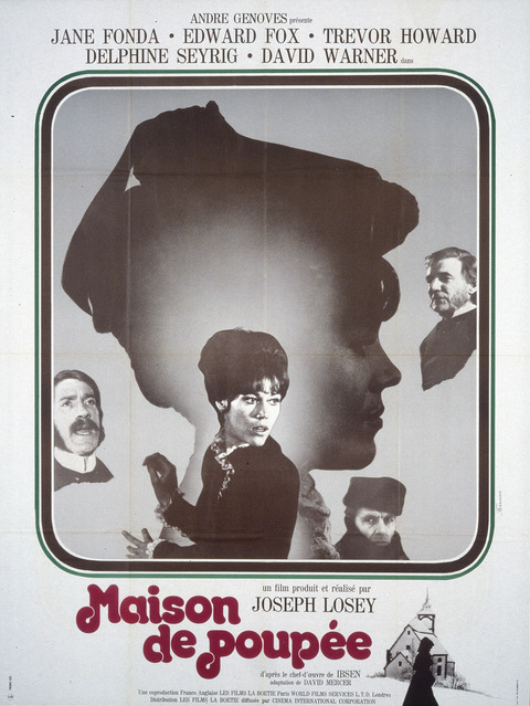 Affiche française pour Maison de poupée par René Ferracci (1973 © ADAGP 2022)