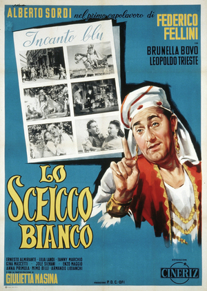 Affiche italienne pour Le Sheik blanc (1961)