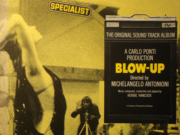 Bande originale de Blow up, disque vinyle, fonds Jacques Poitrat