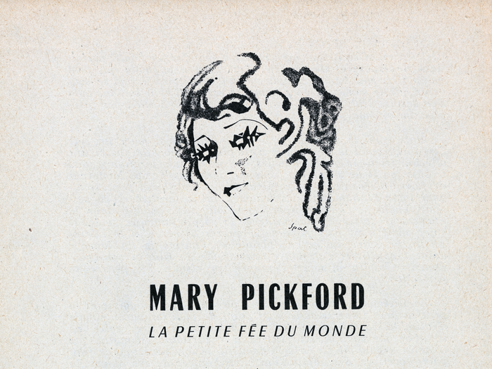 Brochure Cinémathèque française - Hommage aux Artistes Associés - Mary Pickford (détail)