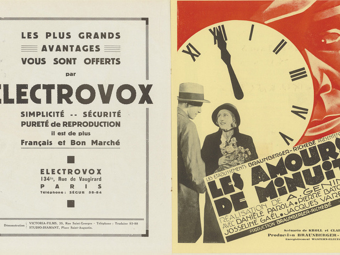 Ciné-phono magazine n°8 (décembre-janvier 1931) - Pages publicitaires