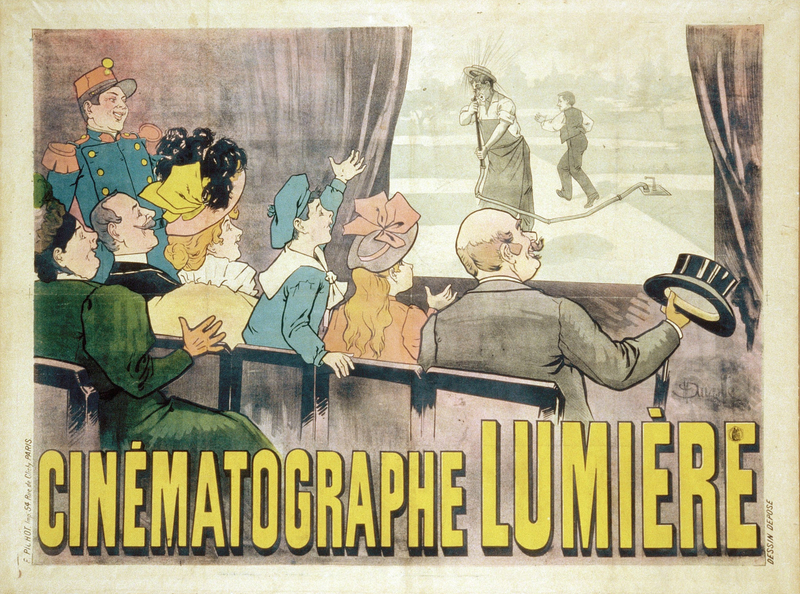 « Cinématographe Lumière » par Marcel Auzolle (160 x 120 cm) / DR 