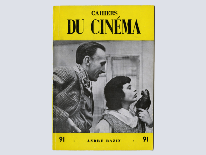 André et Janine Bazin en couverture du n°91 des Cahiers du cinéma