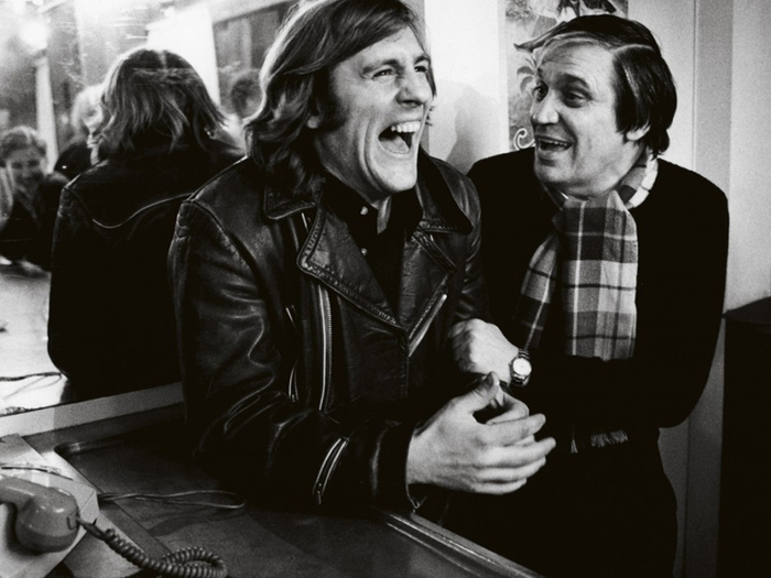 Depardieu et Pialat sur le tournage de Loulou 