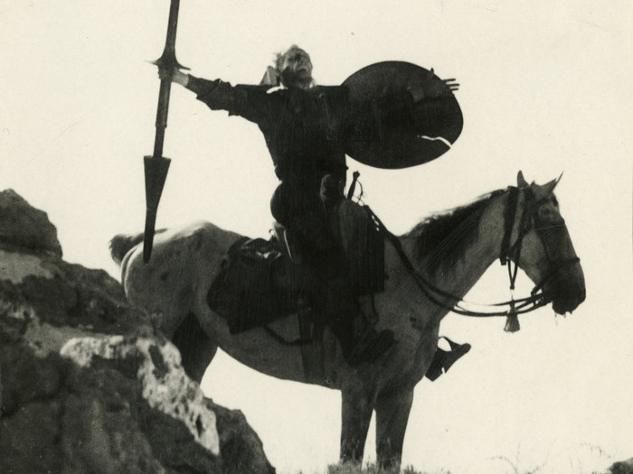 Don Quichotte (G.W. Pabst). Photographie de Roger Forster ©ADAGP, 2019