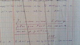 Extrait du scénario manuscrit de Feu ! de J. de Baroncelli (1927)