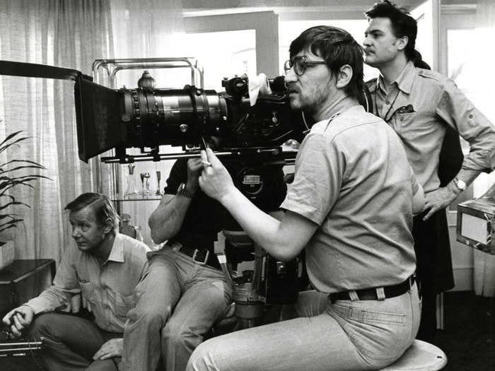 Fassbinder sur le tournage de "Despair" (1976)