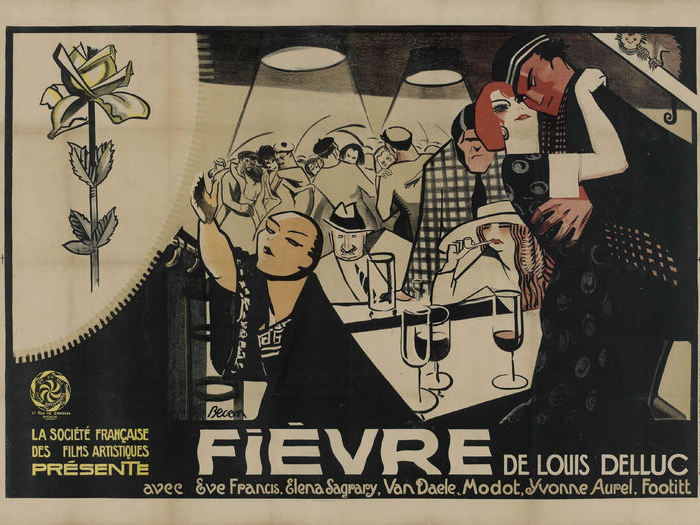 Fievre, de Louis Delluc - Affiche de Bernard Becan