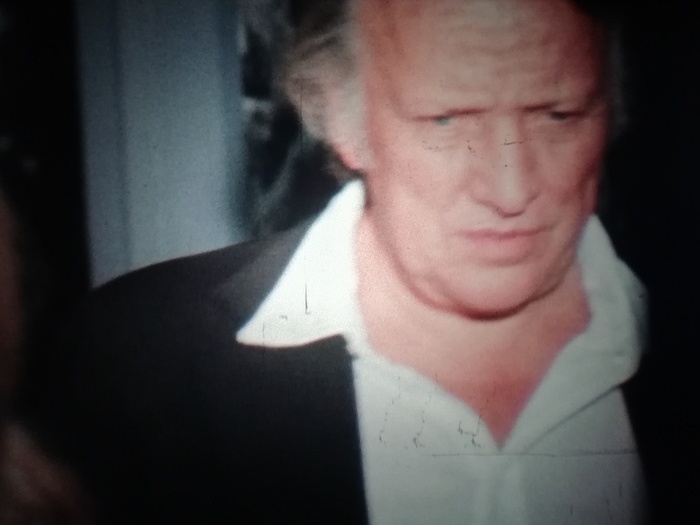 Joseph Losey à l'inauguration de l'exposition « Trois quarts de siècle de cinéma » en 1972 (DR)