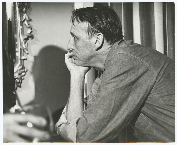 Joseph Losey sur le tournage de The Servant (DR)