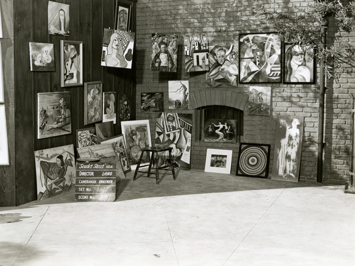 La Rue rouge (Fritz Lang) - Photo de décor du marché de l'art