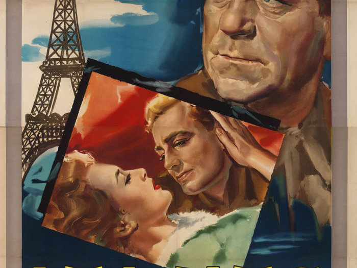 Affiche d'Angelo Cesselon pour la sortie en Italie, 1954 ©ADAGP Paris 2019. Cote de numérisation AA253-053