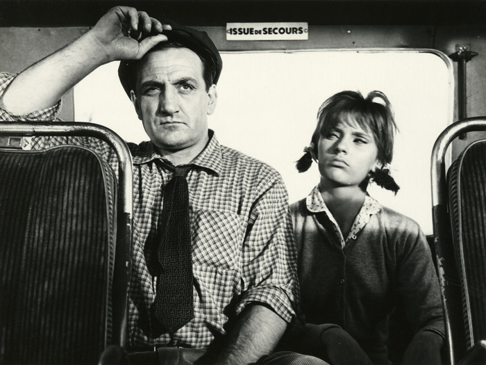 Lino Ventura et Agathe Aëms dans Les Petits Matins. Photographie de plateau, 1961. D.R.