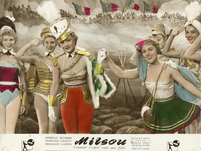 Danièle Delorme et Odette Laure dans la revue patriotique de l’Empyrée-Montmartre. Matériel promotionnel D.R.