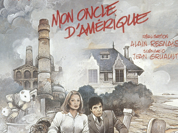 « Mon oncle d'Amérique » (Alain Resnais, 1979). Enki Bilal (160 x 120 cm)