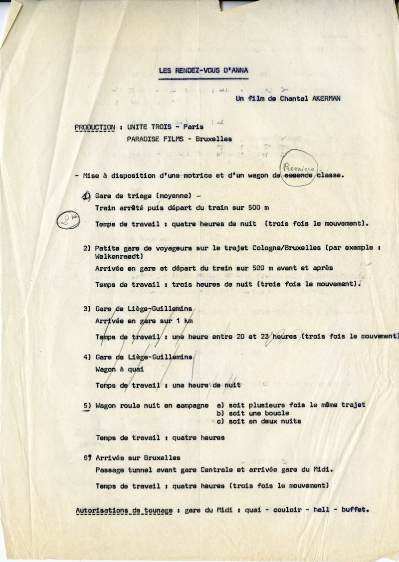 Notes de production (GOUPIL 35-B6)