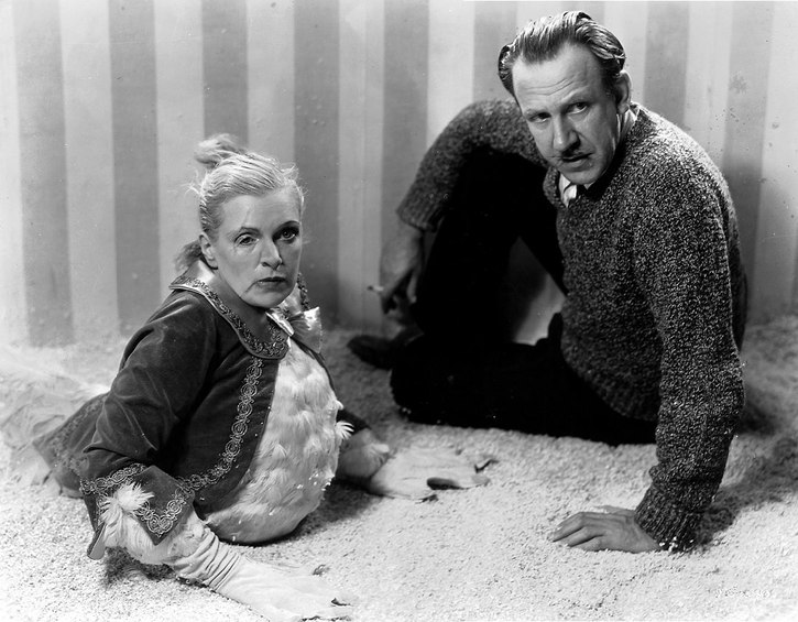 Olga Baclanova et Tod Browning sur le tournage de Freaks