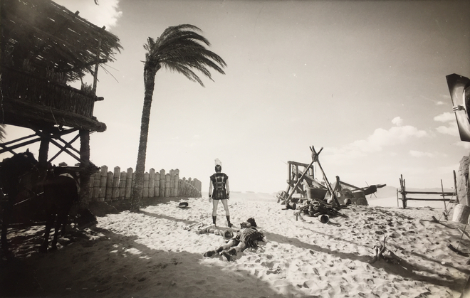 Photo de tournage de Cléopâtre (Fonds Lucie Lichtig)