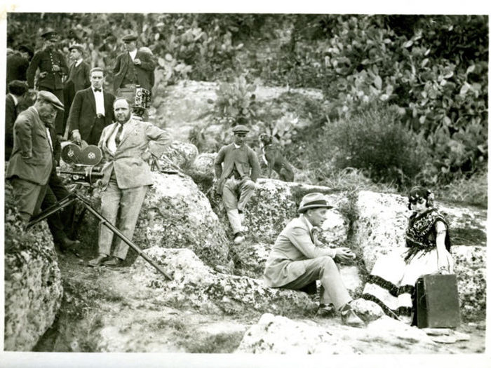 Photographie de tournage de Carmen (Jacques Feyder - 1926)