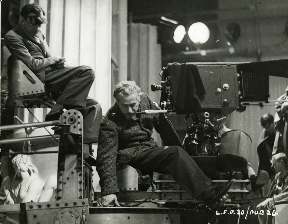 Photographie de tournage de I, Claudius : Josef Sternberg à la caméra