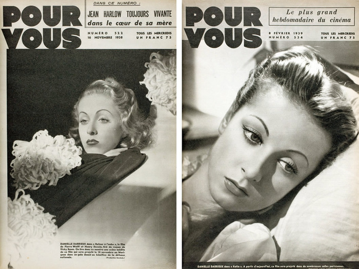 Pour Vous n°522 (16 novembre 1938) « Retour à l'aube » d'Henri Decoin / Pour Vous n°534 (8 février 1939) « Katia » de Maurice Tourneur