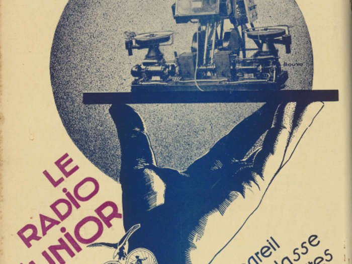 Publicité pour le radio junior Gaumont dans La Revue de l'écran n°50 du 5 avril 1931