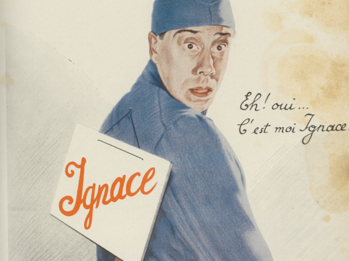 Publicité pour Ignace dans La Revue de l'écran n°193 d'avril 1937