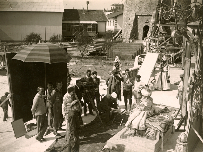 Tournage de Shéhérazade aux Studios de la Victorine avec Dimitrieff