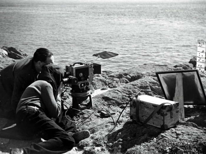 Tournage des Feux de la Mer, Jean Epstein, 1948