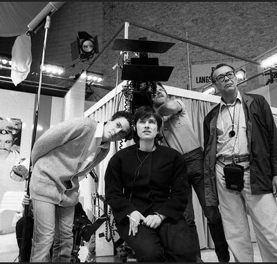 Photographies de tournage de « Golden Eighties » de Chantal Akerman, par Jean Ber