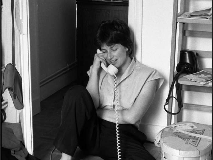 Portrait de Chantal Akerman, 1985 (photographie © Jean Ber – Fondation Chantal Akerman)