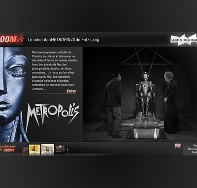 Zoom sur le robot de « Metropolis » de Fritz Lang