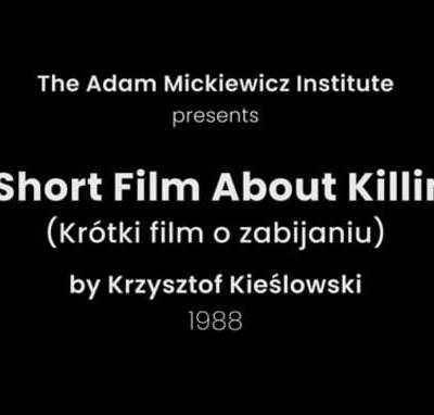 Présentation de Tu ne tueras point (Krzysztof Kieślowski, 1988) par Michal Oleszczyk