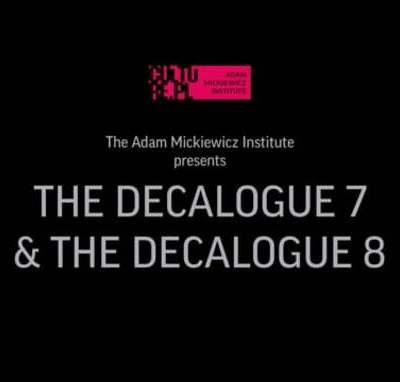 Présentation des Décalogues 7 & 8 (Krzysztof Kieślowski, 1989) par Michal Oleszczyk