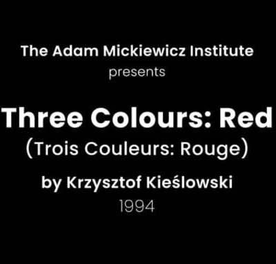 Présentation de Trois couleurs : Rouge (Krzysztof Kieślowski, 1992) par Michal Oleszczyk