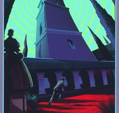 Affiche américaine de « Sueurs froides » (Alfred Hitchcock, 1957)