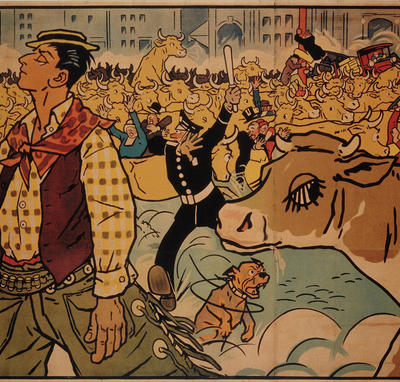 Affiche avant la lettre pour « Ma vache et moi » (Buster Keaton, 1925)
