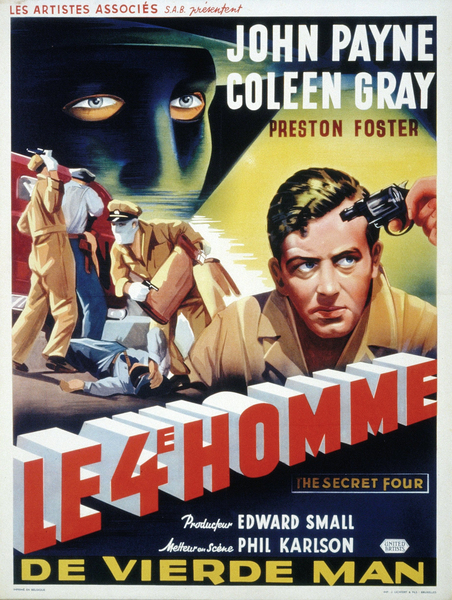 Affiche belge du Quatrieme Homme