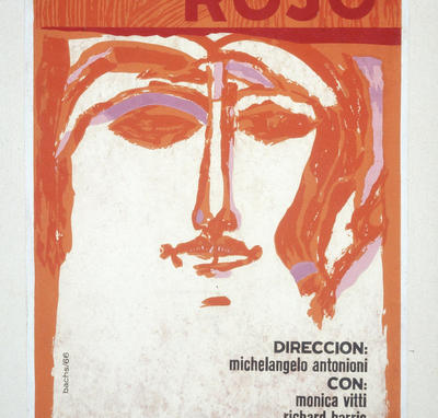 Affiche cubaine du « Désert rouge » (Michelangelo Antonioni, 1964)